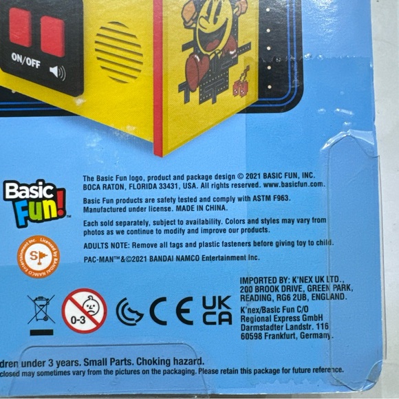 Pac-Man Color LCD Retro Mini Arcade Classics Game By Basic Fun - Picture 4 of 6